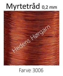 Myrtetråd 0,2 mm farve 3006 kobber